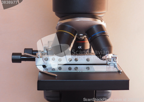 Image of Light microscope detail