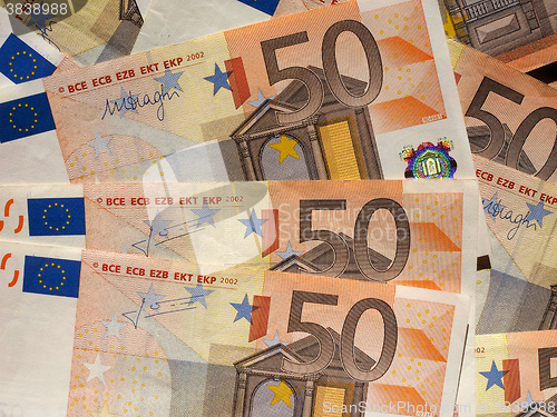 Image of Fifty Euro notes