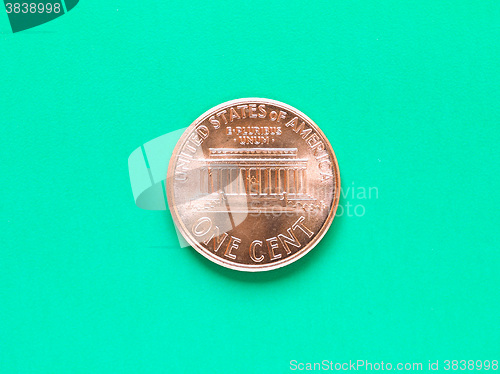 Image of Dollar coin - 1 cent