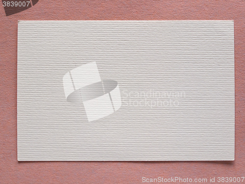 Image of Blank paper tag label
