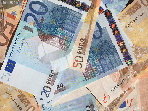 Image of Fifty and Twenty Euro notes
