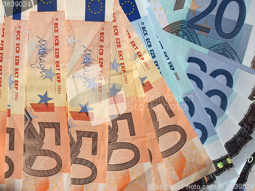 Image of Fifty and Twenty Euro notes