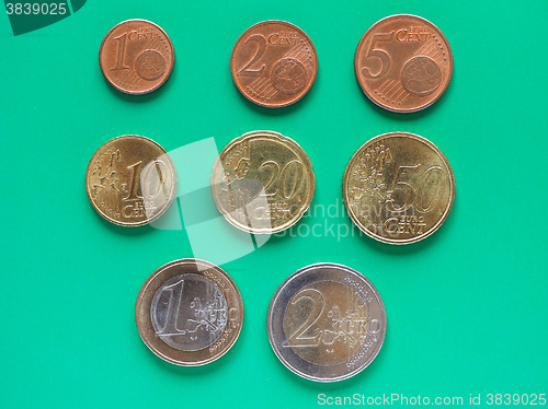 Image of Euro coins money