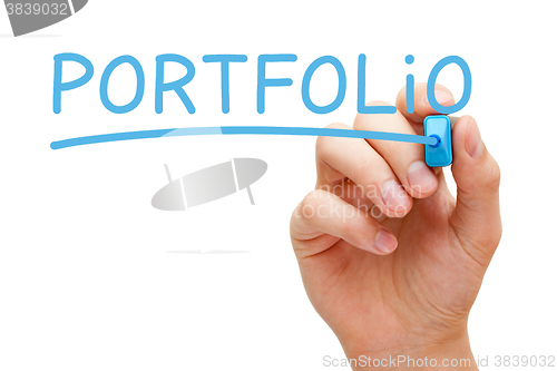 Image of Portfolio Blue Marker