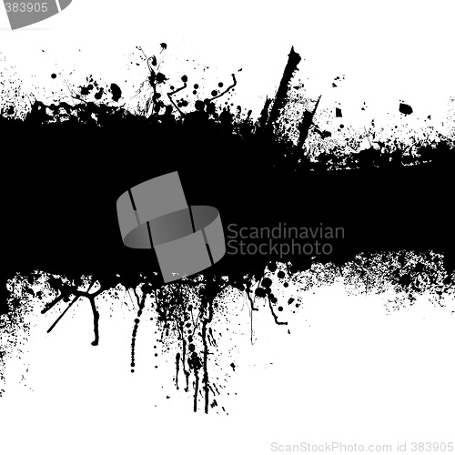 Image of grunge black strip