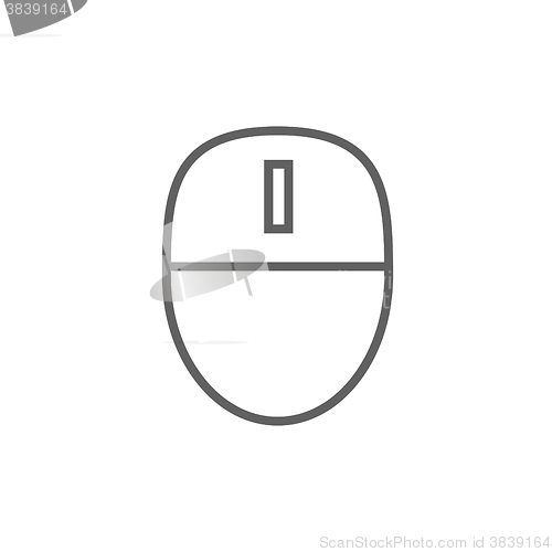 Image of Computer mouse line icon.