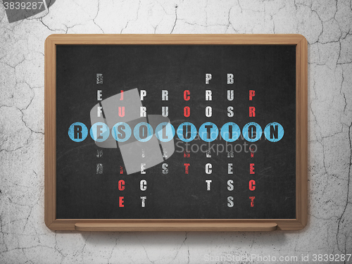 Image of Law concept: Resolution in Crossword Puzzle