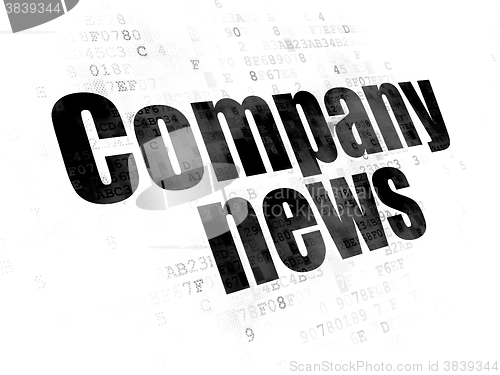 Image of News concept: Company News on Digital background
