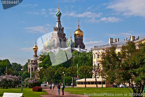 Image of Church of the Savior on blood.