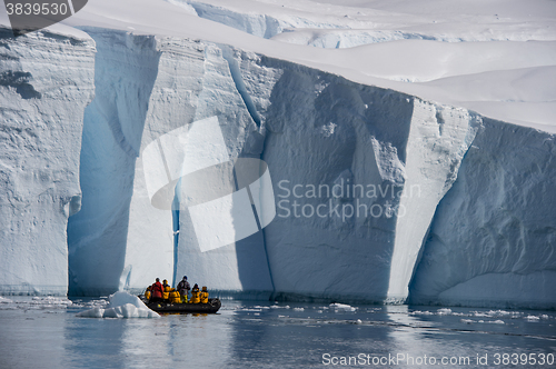 Image of Iceberg off coast of Antarctica