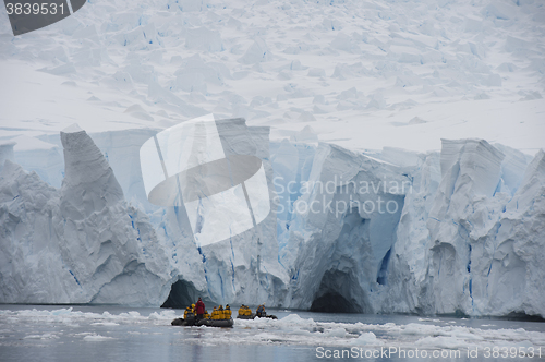 Image of Iceberg off coast of Antarctica