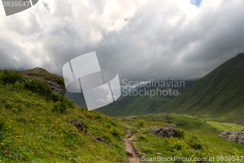 Image of Hiking in mountains