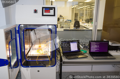 Image of Opened temperature and Climate Test Chamber