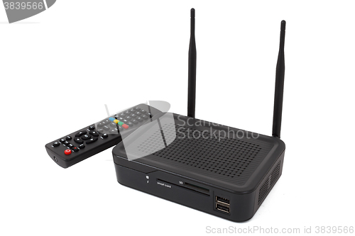 Image of Android TV set top box receiver