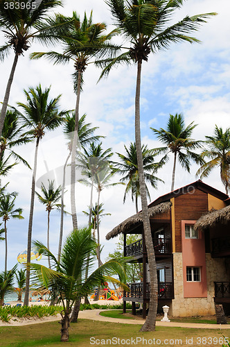 Image of Hotel at tropical resort