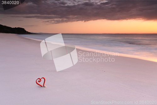 Image of Dawn on the beach at Jervis Bay