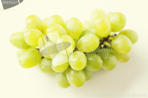 Image of juicy fresh ripe blueberries on white