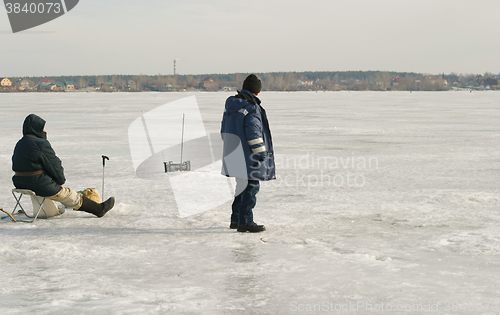 Image of winter fishing