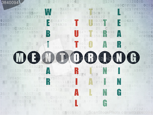 Image of Studying concept: Mentoring in Crossword Puzzle