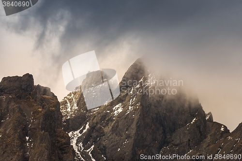 Image of Scenic mountain landscape shot