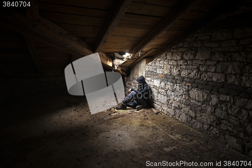 Image of Abandoned building interior