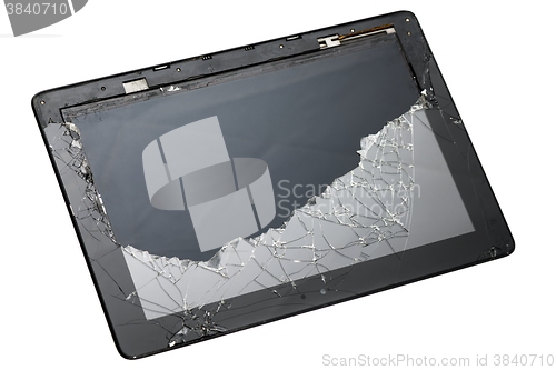 Image of Smartphone with broken screen