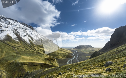 Image of Detail mountain view