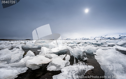 Image of Icebergs at glacier lagoon 