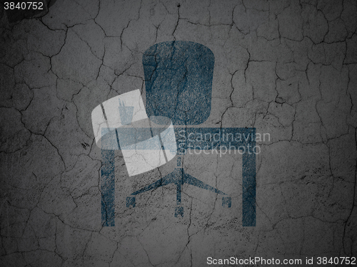 Image of Business concept: Office on grunge wall background