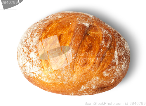 Image of Loaf of white round bread
