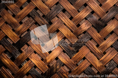Image of Texture of woven basket 