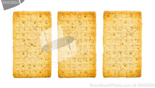 Image of Simple crackers isolated