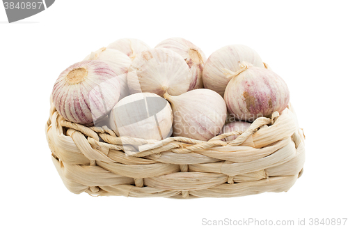 Image of Raw garlic (small) isolated