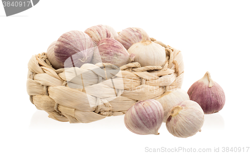 Image of Raw garlic (small) isolated