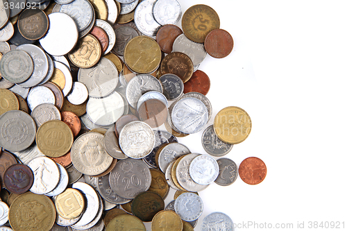 Image of old european coins 
