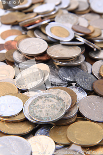 Image of old european coins 