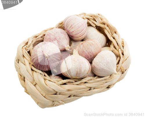 Image of Raw garlic (small) isolated
