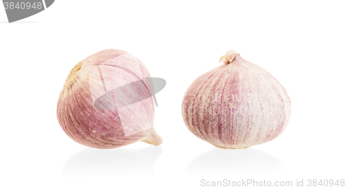 Image of Raw garlic (small) isolated