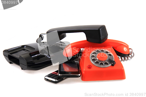 Image of old phones collection\r\n