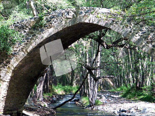 Image of Tsielepis bridge close up. Cyprus