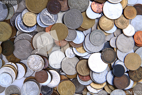 Image of old european coins 