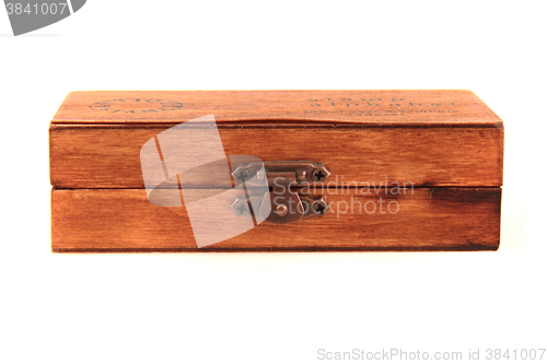 Image of old wooden case