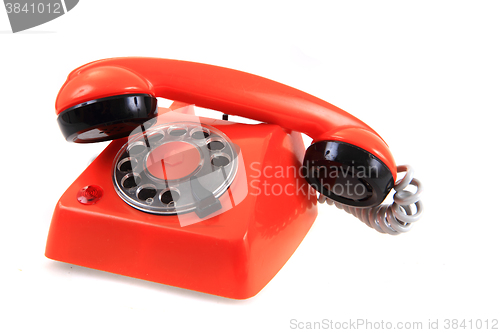Image of old orange phone