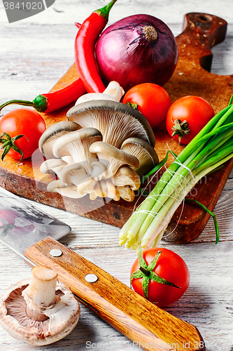Image of Fresh tasty vegetables
