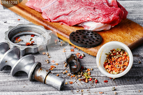Image of Cooking meat dish