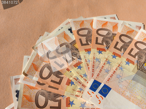 Image of Fifty Euro notes
