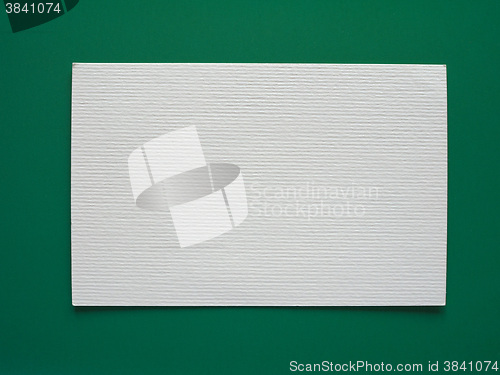 Image of Blank paper tag label