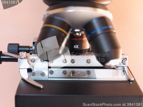 Image of Light microscope detail