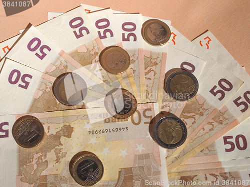 Image of Euro coins and notes