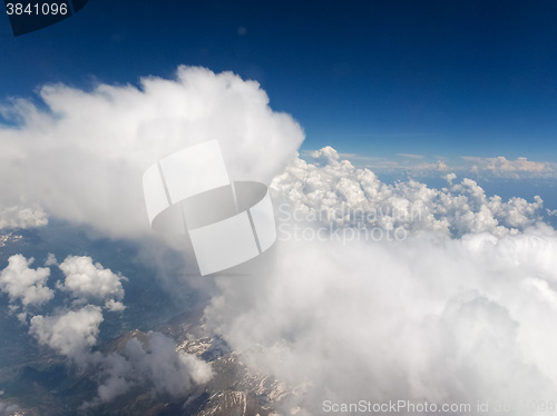 Image of Clouds on Alps
